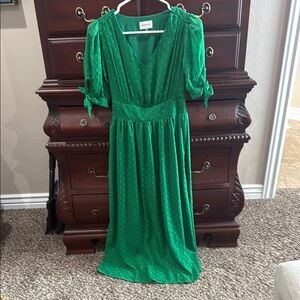 Elegant Green Women's Dress